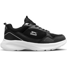 Slazenger GAIN GA Erkek Sneaker Koşu & Yürüyüş Ayakkabısı Siyah / Beyaz