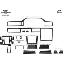 meriç cockpit design Meriç® Volvo 850 Ön Torpido Kaplama Maun 19 Parça 1991-1993