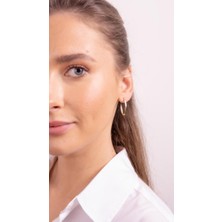 Tufanlar Kuyumculuk Altın Oval Halka Küpe