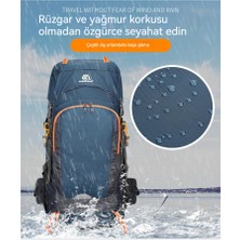 Oloey Doğa Sporları Naylon Kamp Sırt Çantası 55 10L Ücretsiz Yağmur Kapağı (Yurt Dışından)