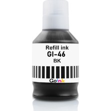 Goink Canon Gı-46 4 Renk Pigment Muadil Mürekkep GX3040/GX4040/GX5040/GX6040/GX7040 Siyah (Black)