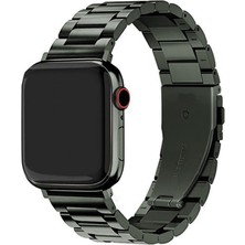 Nezih Case Watch Seri 5/6/7/8/9/se 38/40/41mm Seri 10 42 / Seri 11 42mm Uyumlu Paslanmaz Çelik Ayarlanır Pim Metal Kordon