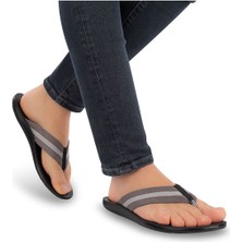 Muya Orthopedix Hawk Anatomik Islak Zemin Parmak Arası Erkek Terlik Gri 3132510