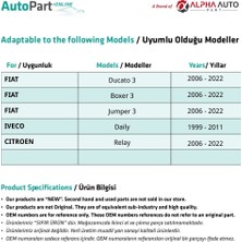 Alpha Auto Part Fiat Ducato3,boxer3,jumper3 Için Çamurluk Sinyal Lambası