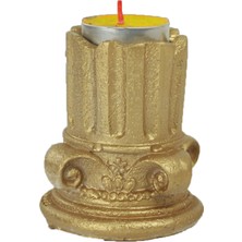 Evene Mumluk Şamdan Tealight Mum Uyumlu Tarihi Sütun Model
