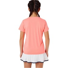 Asics Tennis Graphic Tee Pembe Kız Çocuk Tenis Tişört