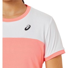 Asics Ss Top Kız Çocuk Pembe Tenis Tişört