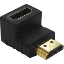 Keepro Doksan Derece HDMI Çevirici 90 Derece HDMI Çevirici Erkek Dişi L HDMI