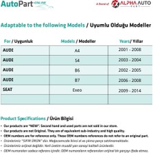 Alpha Auto Part Audi A4,s4,b6,b7 Için Torpido Kapak Tamir Takımı