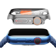 AktarMobile Apple Watch 6 Se 5 4 40 mm Uyumlu Watch Ultra 49 mm Kasa Dönüştürücü & Ekran Koruyucu Tam Koruma
