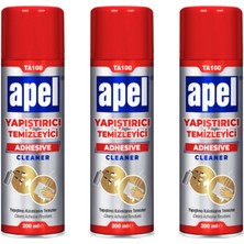 Apel TA100 Yapıştırıcı Temizleyici 200 ml 3'lü