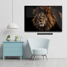 Woody City Aslan Başı Cam Tablo
