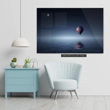 Woody City Uçan Balon Cam Tablo