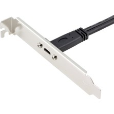 Alfais 4329 Type C 19-20 Pin Dişi To USB 3.0 Anakart Panel Pci Çevirici Kablosu