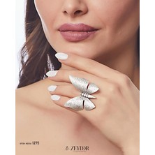My Bijuteri Gümüş Kaplama Kelebek Yüzük MY40R22310112