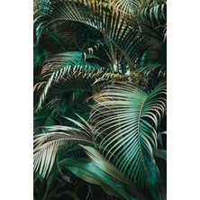 Pix Art Sanat Koyu Yeşil Yapraklar Pixart Sanat Elmas Mozaik Tablo Diamond Türkiye 45*68