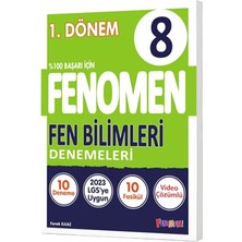 Gama Yayınları 2023 8. Sınıf LGS Fen Bilimleri 1. Dönem Fenomen 10 Deneme