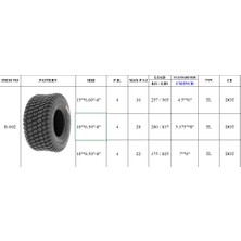 Sunf 16X6.50-8 R002 Atv -Golf-Bahçe-Sılaj-Çim Lastiği