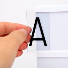 Evvel Elektronik  Sinematik Lightbox Dekorasyon Aydınlatma Aksesuarları (A5 Boyut)