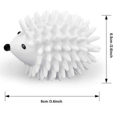 Oliva Nero 2'li Kirpi Model Tüy Toplayıcı Kırışık Önleyici Çamaşır Kurutma Topu Beyaz