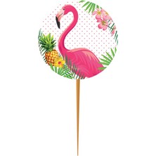 Lasagna Store Flamingo Temalı Baskılı 20 Adet Kürdan