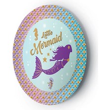 Lasagna Store Deniz Kızı Temalı Baskılı 8 Kişilik Tabak