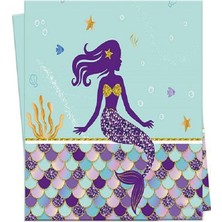 Lasagna Store Deniz Kızı Temalı Baskılı Masa Örtüsü