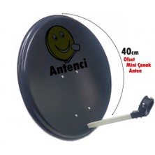 Antenci 40CM Karavan Çanak Anten Seti +Dijital Uydu Bulucu