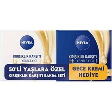 Nivea Set  Krem Yaş 55+ Gündüz 50 ml + Gece Kremi 50 ml Set
