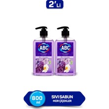 ABC Sıvı Sabun Mor Çiçekler 400 ml 2'li