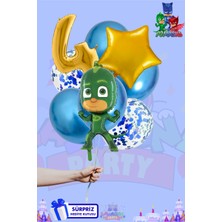 Lasagna Store Pijamaskeliler Temalı Lüx Gold Folyo Balon Seti