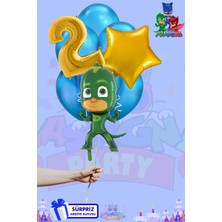 Lasagna Store Pijamaskeliler Temalı Lüx Gold Folyo Balon Seti