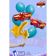 Lasagna Store Cars Arabalar Baskılı  GOLD Lüx Folyo Seti