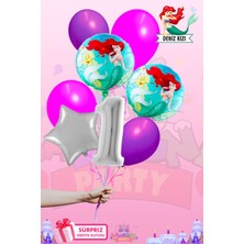 Lasagna Store Deniz Kızı Baskılı GÜMÜŞ Lüx Folyo Seti