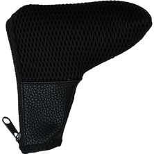Tasteful Mesh Golf Putter Head Cover Golf Kulübü Değiştirme Malzemeleri Aksesuarlar Siyah (Yurt Dışından)