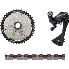 SHIMANO Acera CS-HG400 8s 11-40 Kaset + Acera RD-M3020 Arka Aktarıcı + HG40 Zincir Seti