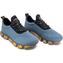 Voyager Tekstil Kumaş Ithal Yüksek Taban Sneakers Casual Günlük Erkek Ayakkabı