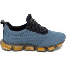 Voyager Tekstil Kumaş Ithal Yüksek Taban Sneakers Casual Günlük Erkek Ayakkabı