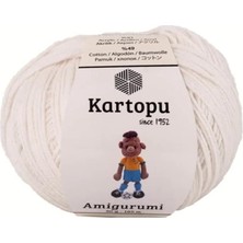 Kartopu Amigurumi Gri El Örgü Ipliği K1001