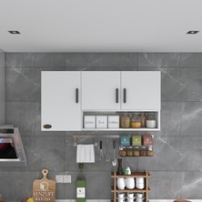 Kenzlife hazır mutfak mirandus22 byz 060*120*22 mutfak banyo dolabı kapaklı raflı