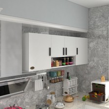 Kenzlife hazır mutfak packey byz 060*180*22 mutfak banyo dolabı kapaklı raflı