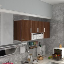 Kenz Life Kenzlife Hazır Mutfak Dolabı 060*150*22 MDF Malzemeli Kapaklı ve Raflı Geniş Depolama Alanı