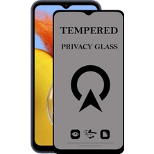 Kzy Samsung Galaxy M14 Tam Kaplayan Privacy Hayalet Temperli Ekran Koruycu Cam