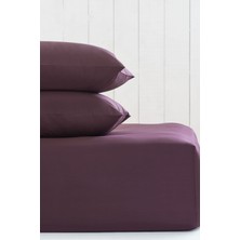 Stay Home %100 Pamuklu Çift Kişilik 220X240 Düz Çarşaf + 2 Yastık Kılıfı