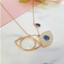 Pier Gümüş  Göz Gümüş Kolye