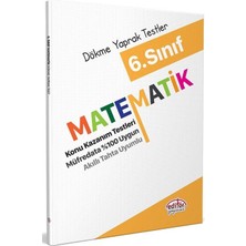 Editör Yayınları 6. Sınıf Matematik Konu Kazanım Testleri