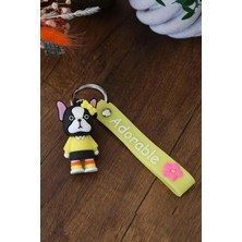 Tesbihkenti Sarı Renk Adorable Silikon Anahtarlık