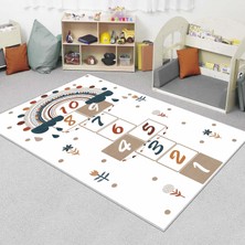 Confidence Home Makinede Yıkanabilir Kaymaz Taban Leke Tutmaz Antialarjik Çocuk Odası Halısı Oyun Matı