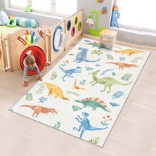 Confidence Home Makinede Yıkanabilir Kaymaz Taban Leke Tutmaz Antialarjik Çocuk Odası Halısı Oyun Matı