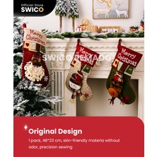 Swico Remado Yaratıcı Noel Çorap Dekorasyonu 1 Adet (Yurt Dışından)